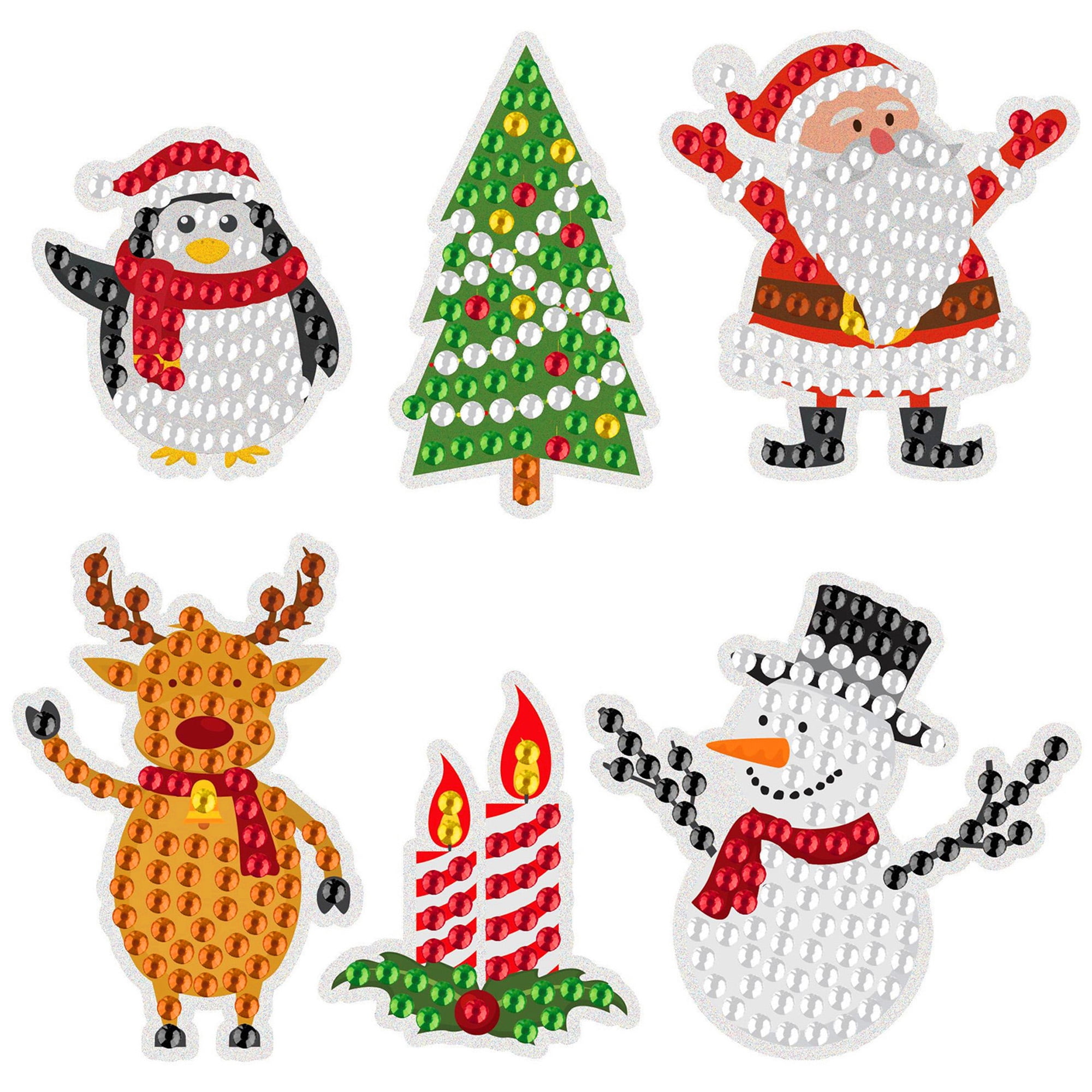 DIY Diamond painting kits for kids,Christmas themed house and cute birds Diamond  Art Kits for kids Beginners 5D DIY Christmas Full drilling Diamond Dots  Painting Arts Craft for Home Party poster Wall