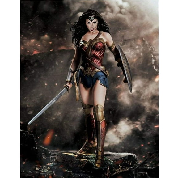 5D Diamond Painting  Wonder Woman  superhero  Diamond Painting Numbers Kits  gift  Interior decoration  Cross-stitch kit  12x16 inch