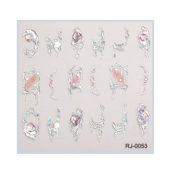 5D Embossed Art Stickers Designs