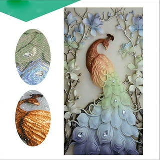 5D Peacock Diamond Embroidery Painting DIY Cross Stitch Craft Kit Home  Decor Xmas Gift Family 