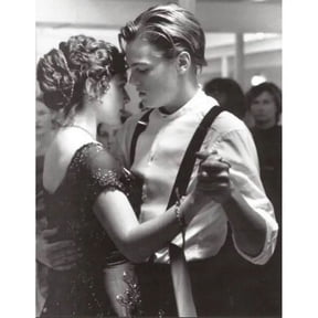 5D Embroidery Titanic Couple Diamond Art Painting - Full Round Rhinestone Mosaic Home Decor