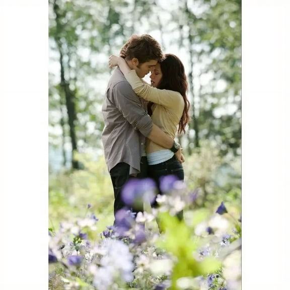 5D Embroidery Twilight Couple Diamond Art Painting - Full Round Rhinestone Mosaic Home Decor