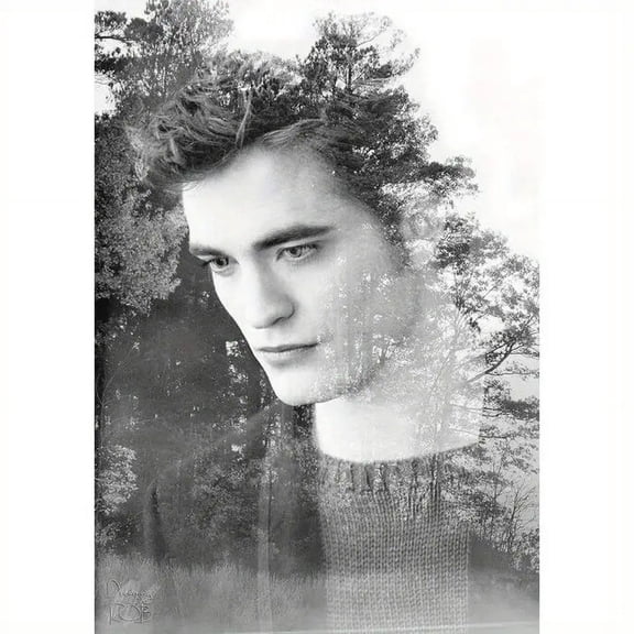 5D Embroidery Twilight Edward Cullen Diamond Art Painting - Full Round Rhinestone Mosaic Home Decor