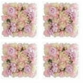 thumbnail image 1 of 5D Flowers Wall Panel 13.7 * 13.7 inch, 4Pcs Artificial Flower Wall Background, Silk Rose Mat for Home Party Wedding Backdrop Wall Decor Shop Photo Backdrop Floral Wall Arrangement, 1 of 6