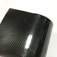 thumbnail image 1 of 5D Gloss Black Carbon Fiber Car Vinyl Wrap Auto Sticker Decal Film Roll for Cars, 1 of 5