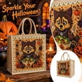 thumbnail image 1 of 5D Handmade Craft Bag, Halloween Pearl Diamond Painting DIY Kit , Fall Wall Art Home Decor, Beginner Friendly Seasonal Craft Gift for Halloween Party(Style B), 1 of 5