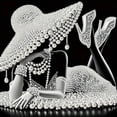 thumbnail image 1 of 5D Special Shaped Diamond Art Kit for Adults & Beginners, Crystal Rhinestone Painting with Pearls, DIY Wall Decor & Personalized Gift, 11.8x11.8 Inch, 1 of 7