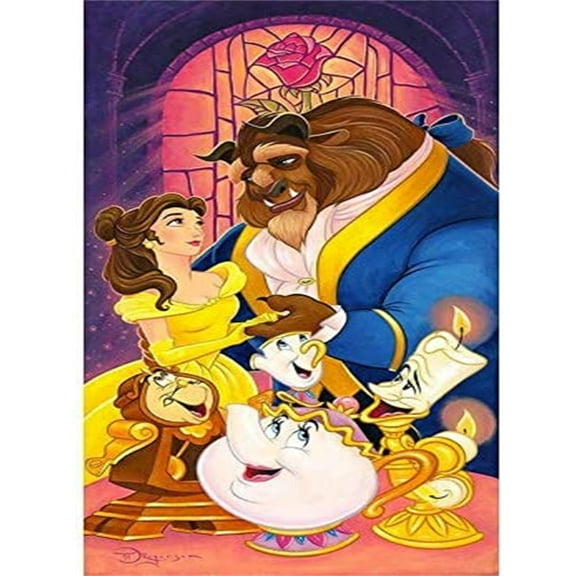 5DDIY Diamond Painting Kit, Princess Diamond Painting, Full Diamond DIY Kit, Diamond Art  Diamond Embroidery Craft, Handmade Home Decoration 11.8x15.7inch