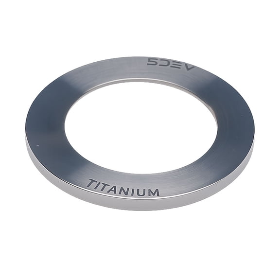 5DEV Titanium Headset Slam Cap - 1-1/8", 1mm, Raw Ti