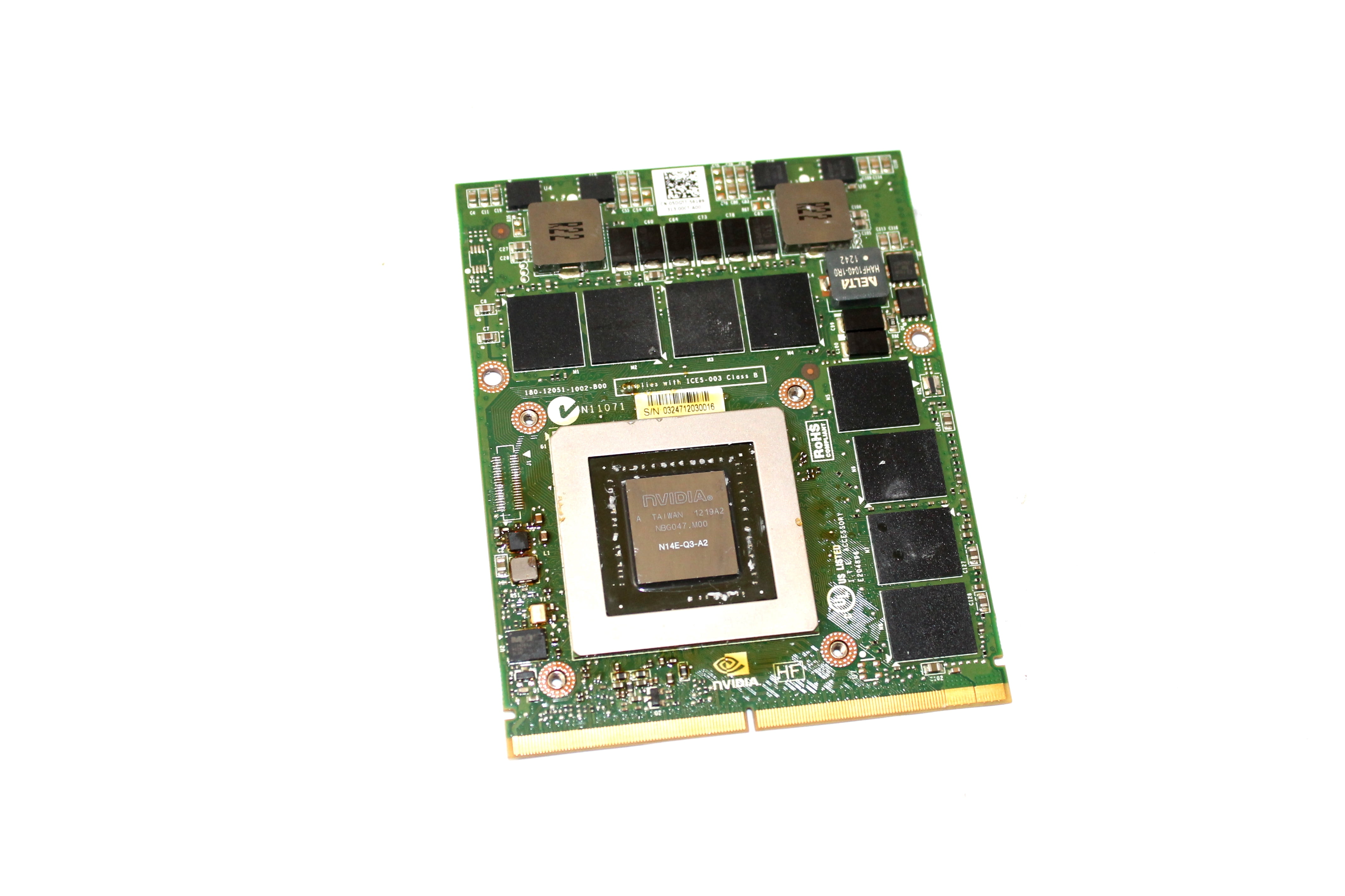 5DGTT Dell Precision M6600 M6700 NVIDIA Quadro K4000M N14E-Q3-A2 Laptop Graphics Video Card 4GB GDDR5