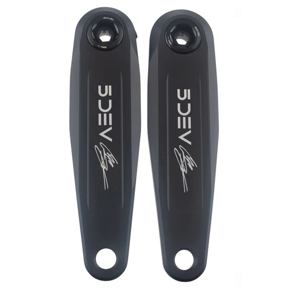 5Dev DH/Freeride Cranks, 155mm, No Spindle, Black