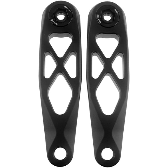5DEV R-SPEC eBike Crankset - 155mm, 7075-T651 Aerospace Aluminum, For Bosch / TQ / 2025 Specialized Levo Gen 4, Black