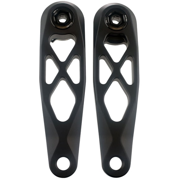 5DEV R-SPEC Trail Enduro Crankset - 145mm, 7050 Billet Aluminum, 3-Bolt DM Chainring Interface, Black