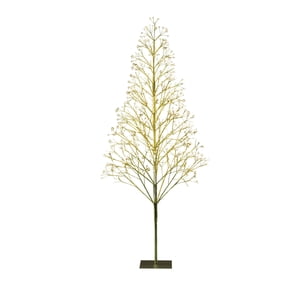 5' Pre-Lit Starburst Tree with 650 Warm White Twinkling LED Lights, by Holiday Time
