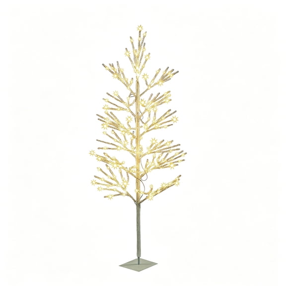 5 - FOOT Twinkle LED Ice Branches Tree, 180 warm white LED lights, By My Texas House