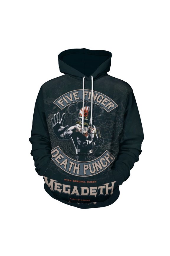 5FDP Five- FFDP-Finger-Death Punch Adult Sweater Pullover Sweatshirt Hoodies Long Sleeve Hooded Jackets Men Women