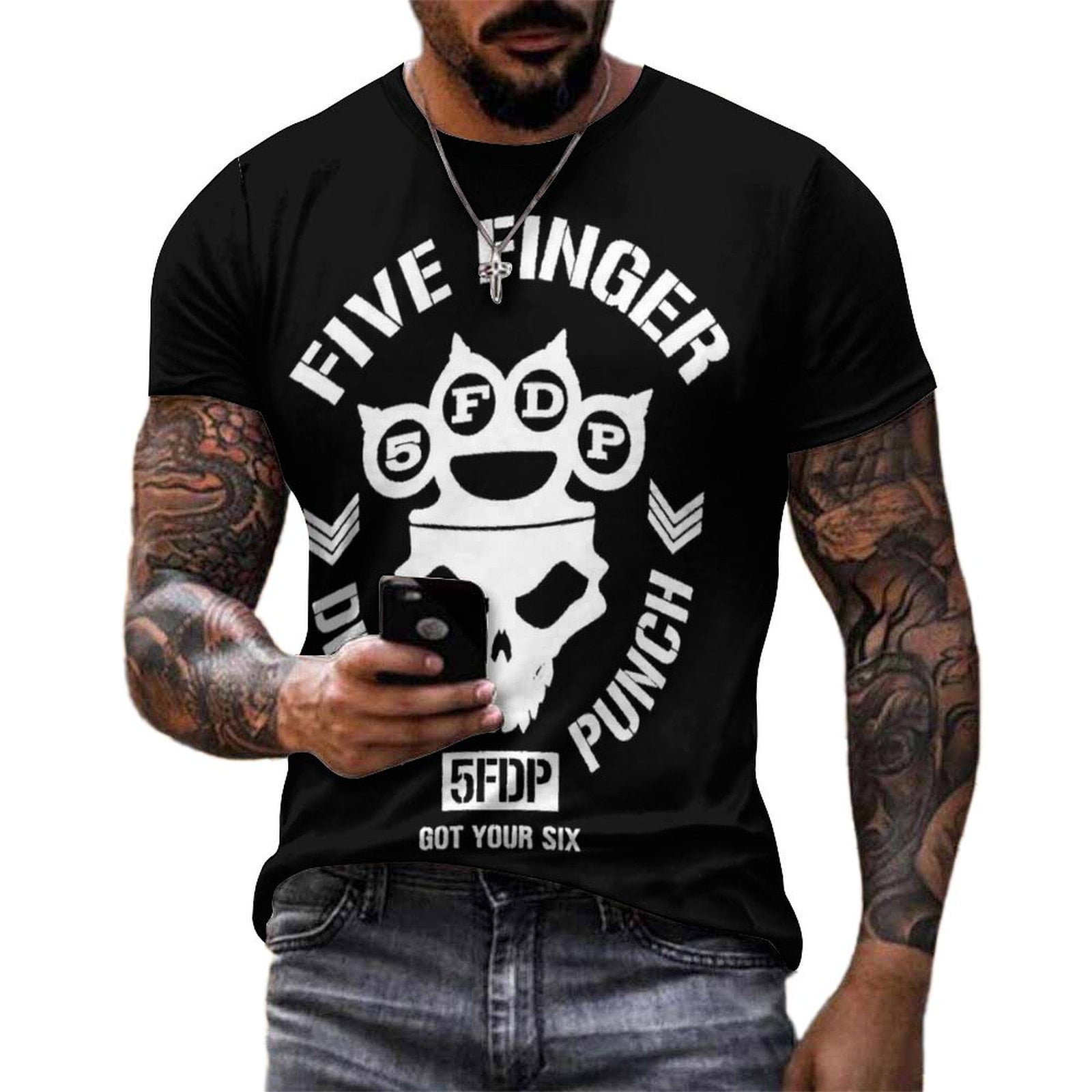 Five Finger Death Punch Locked & Loaded T-Shirt Nero L - Foto 13