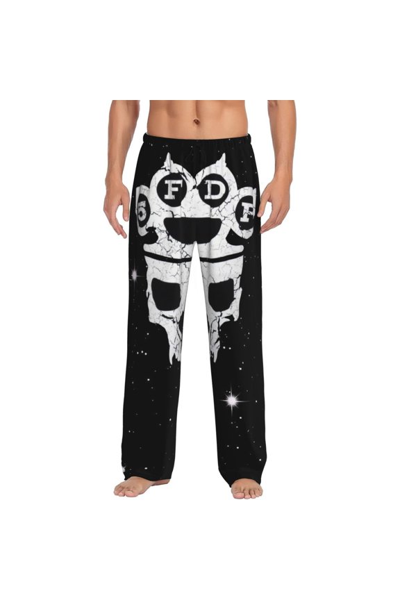 5FDP Five-FFDP-Finger-Death Punch Men's Pajama Long Pants Sleeping Pants Home Sleepwear Soft Pjs Pants