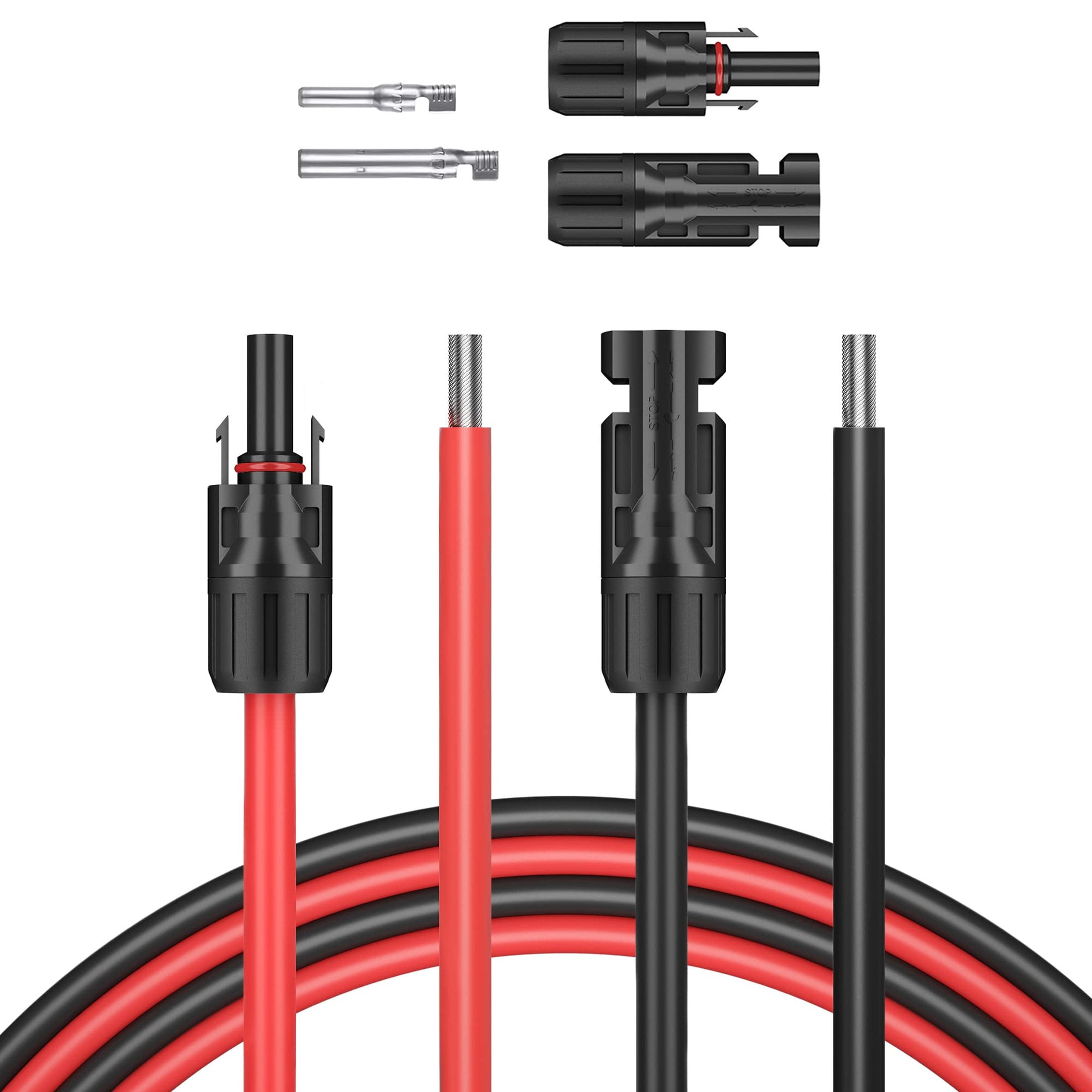 5FT 10AWG Panel Wire Kit with Connectors for RV, Boat, and Off-Grid Use