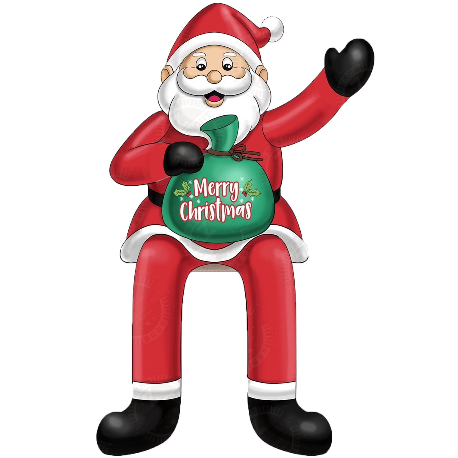 5FT Christmas Inflatables Outdoor Decorations, Christmas Inflatable ...