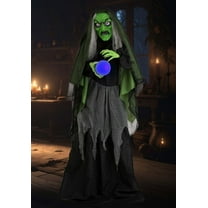 5FT Curse-Casting Witch Animatronic Decoration - Scream Saver