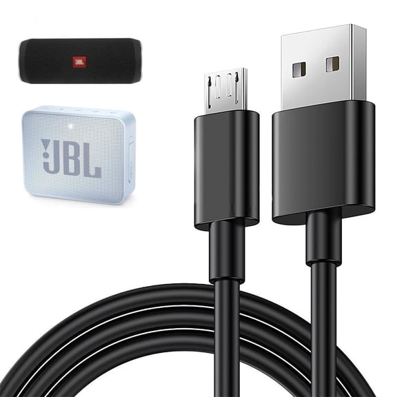 5FT Micro USB Replacement Charging Cable Cord, Power Charger Wire for JBL Flip, Charge, Pulse, Clip, Xtreme, Go 2 Series Portable Bluetooth Speakers