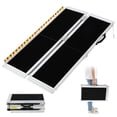 thumbnail image 1 of 5FT Portable Wheelchair Ramp ,800 LBS Capacity Folding Aluminum Threshold Ramp with Anti-Slip Surface, Mobility Access Handicap Ramp for Home Steps, Doorway, Stairs, Doorways, 1 of 7