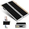 thumbnail image 1 of 5FT Portable Wheelchair Ramp ,800 LBS Capacity Folding Aluminum Threshold Ramp with Anti-Slip Surface, Mobility Access Handicap Ramp for Home Steps, Doorway, Stairs, Doorways, 1 of 7