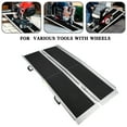 thumbnail image 1 of 5FT Portable Wheelchair Ramp Non Skid Aluminum Foldable Mobility Scooter Ramp, 1 of 5