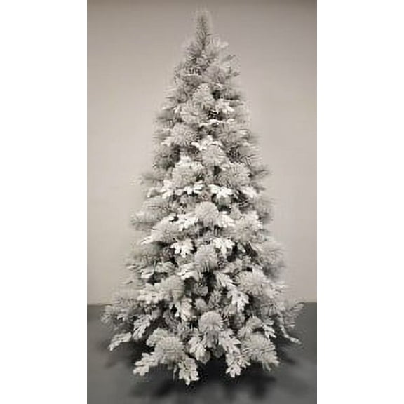 5FT Pre-lit Christmas Tree with Lights, PE & PVC Hinged Xmas Tree with Metal Stand, Easy Assembly, Holiday Decoration for Home, Office, Porch
