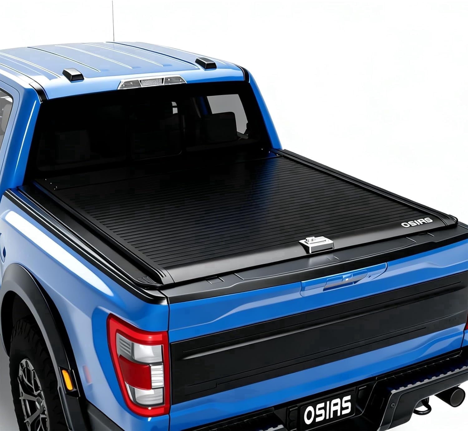 OSIAS Retractable Hard Truck Bed Tonneau Cover for 2013–2023 Toyota Tacoma 5FT (60.5") Bed, Aluminum Sliding Cover with Combination Lock, Waterproof, No-Drill Installation
