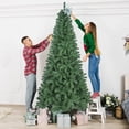 thumbnail image 1 of Bringstar 5FT Unlit Artificial Christmas Tree, Green Xmas Tree with 308 Tips and Folding Metal Stand, for Indoor Holiday Decoration, 1 of 6