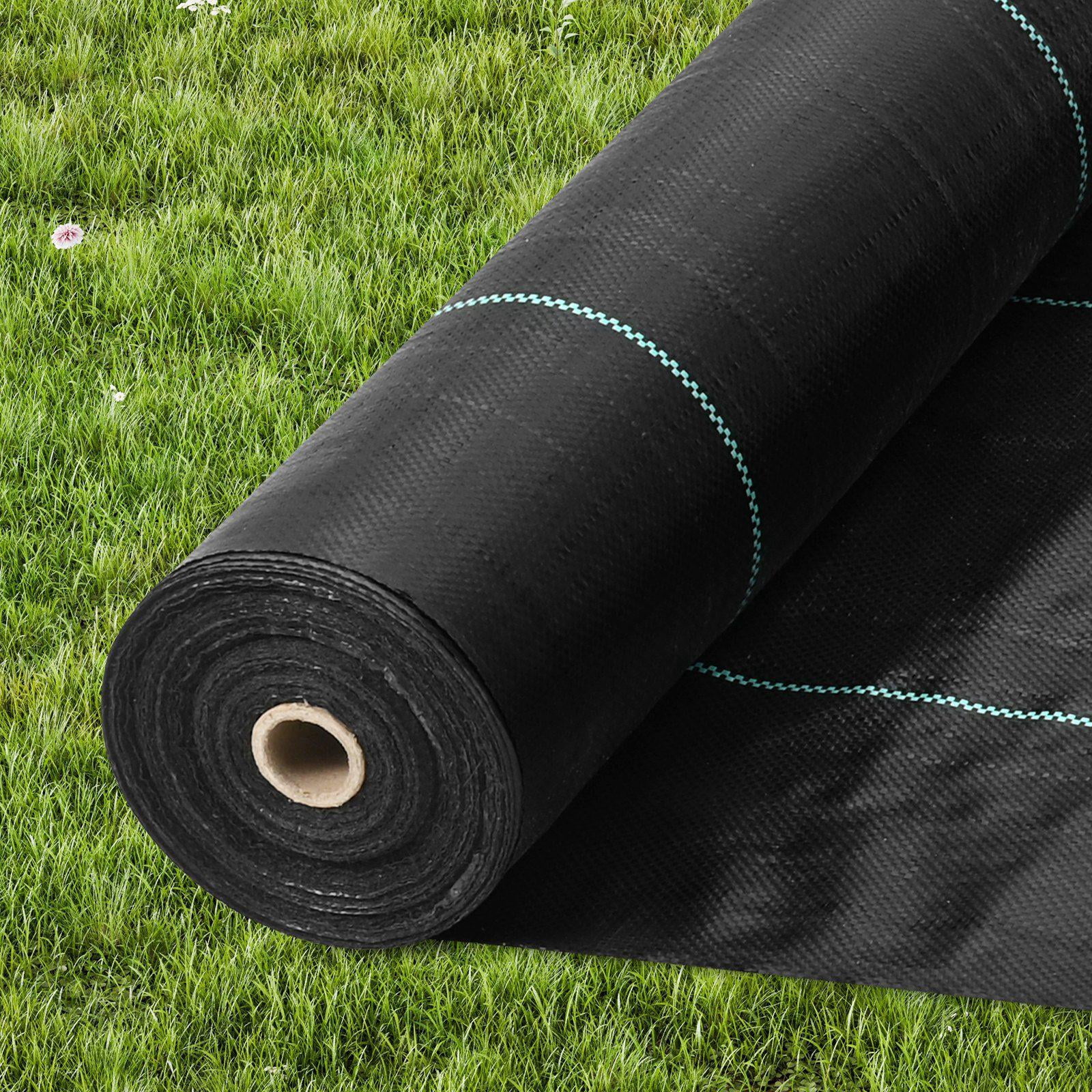 5FT x 250FT Premium Heavy Duty 5OZ Woven Geotextile Fabric Weed Barrier Landscape Fabric Under Gravel High Permeability Weed Control Garden Cloth Driveway Fabric