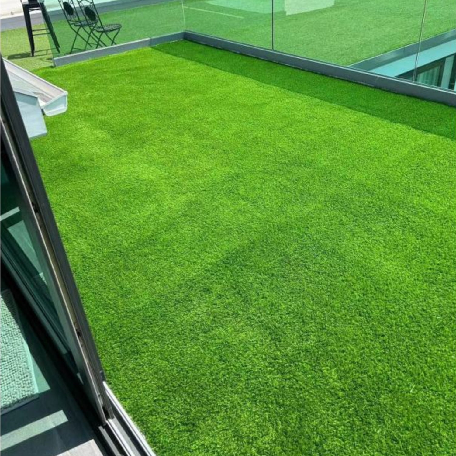 XLX TURF Interlocking Fake Grass Tiles for Dogs Potty