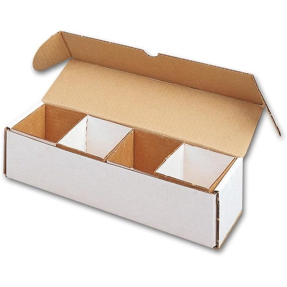 5Forms Dental Mailing Model Boxes Quad White 12 3/4 x 2 3/4 x 3 3/4" QTY 24