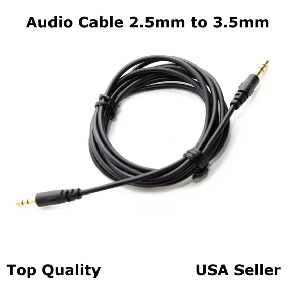 5Ft 2.5Mm - 3.5Mm Audio Cable Cord Aux For Bose 700 Free Fast Shipping