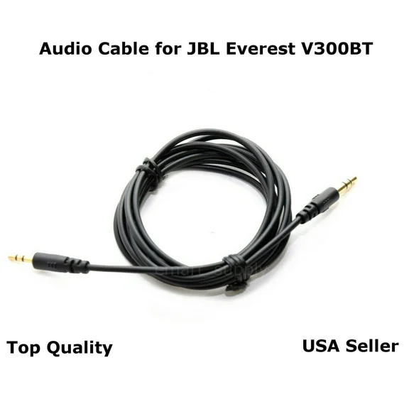5Ft 2.5Mm - 3.5Mm Audio Cable Cord Aux For Jbl Everest V300Bt Free Shipping
