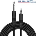 thumbnail image 1 of 5Ft 6.35Mm 1/4" To 3.5Mm 1/8" Male Trs Stereo Audio Aux Adapter Conversion Cable, 1 of 5