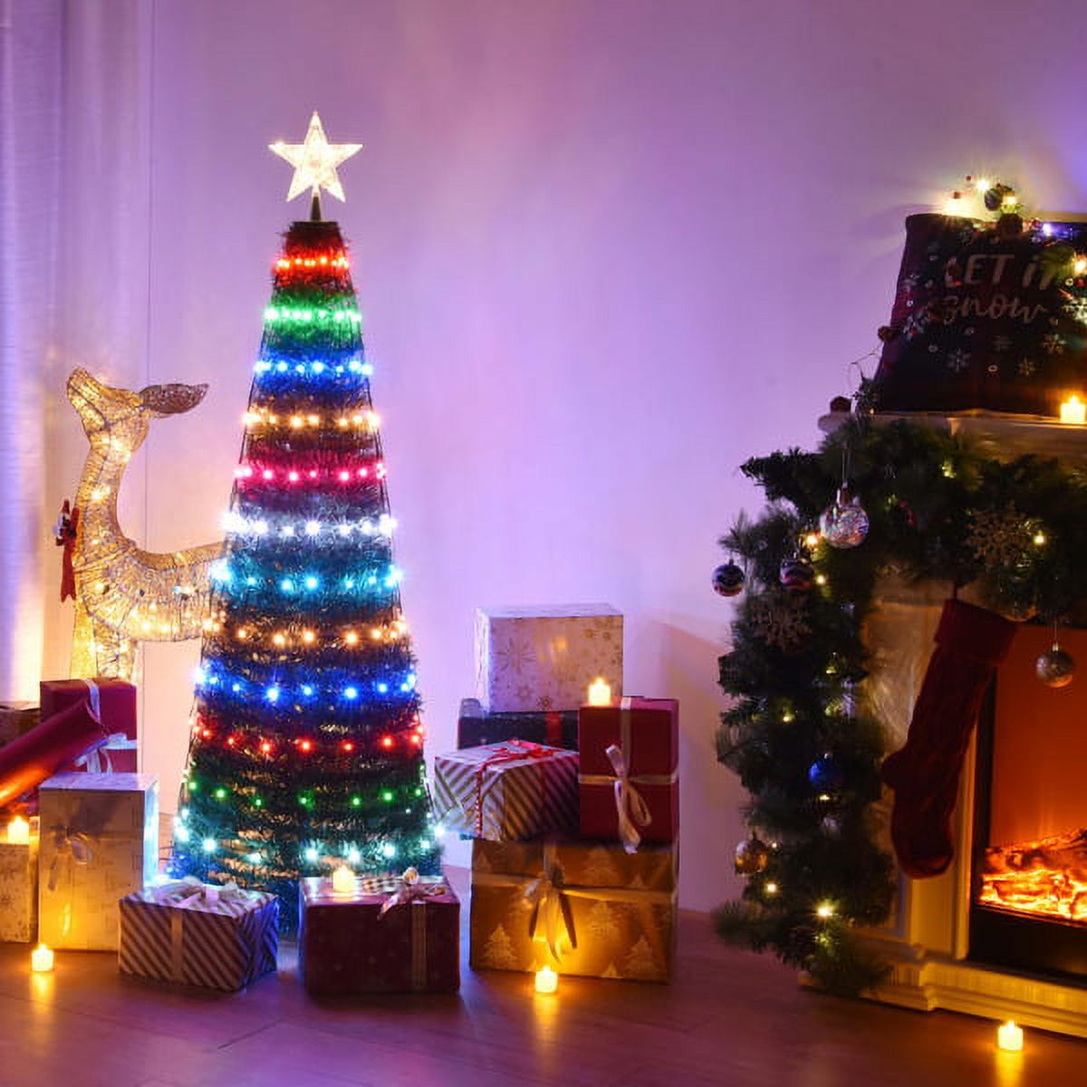 5-Foot Christmas Tree + Echo Pop & Smart Plug $53 Shipped