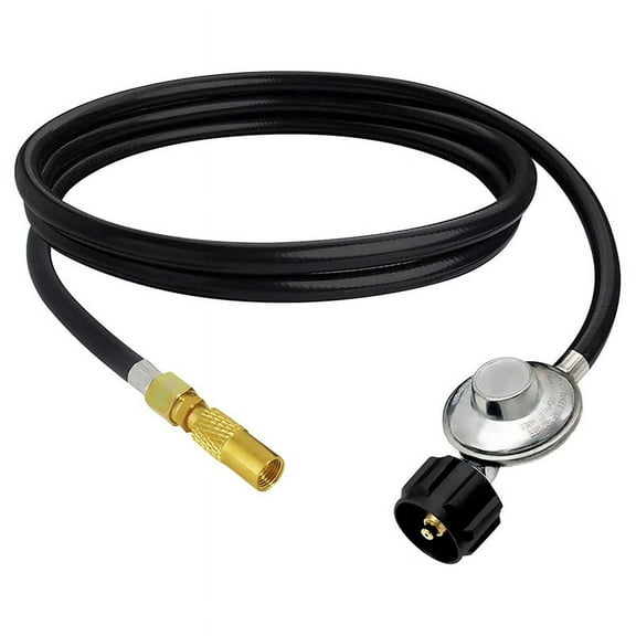 5Ft Propane Adapter Hose and Regulator Replacement Kit for Roadtrip Grills,QCC1 Low-Pressure