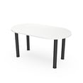 thumbnail image 1 of 5Ft Racetrack Conference Table With  Post Legs Power And Data, 1 of 5