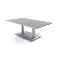 thumbnail image 1 of 5Ft Rectangular Coffee Table With Metal Base Reception Table, 1 of 6