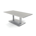 thumbnail image 1 of Harmon Series 5Ft Small Rectangular Coffee Table Square Metal Base, 1 of 7