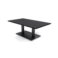thumbnail image 1 of 5Ft Rectangular Coffee Table With Metal Base Reception Table, 1 of 6