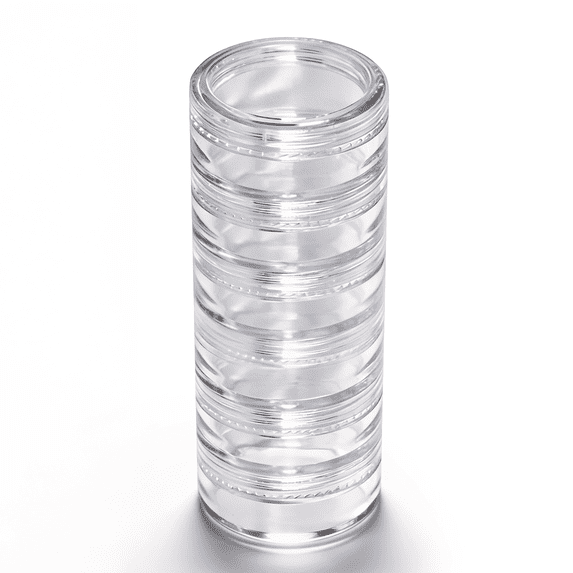 5G/5ML Plastic Transparent Stackable Cosmetic/Art/Food Sample Jars