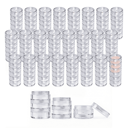 5G/5ML Plastic Transparent Stackable Cosmetic/Art/Food Sample Jars