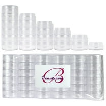 5G/5ML Plastic Transparent Stacklable Cosmetic/Art/Food Sample Jars