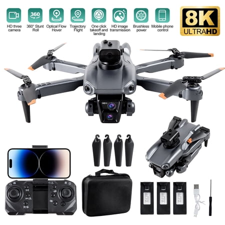 5G 8K GPS Drone x Pro with HD Dual Camera Drones WiFi FPV Foldable RC Quadcopter