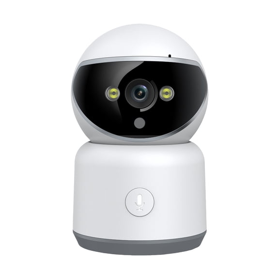 5G Full Color Wifi Home Security Camera With Phone App Remote Viewing 355 Degree Rotation Night Vision Motion Detection Alarm 0.66Lbs
