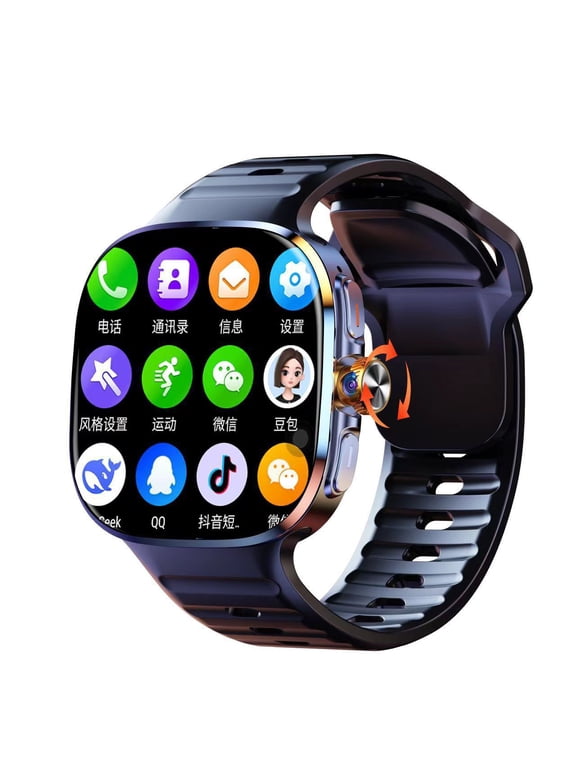 5G Global Smart Watch With SIM Card Slot, 2.14‑Inch AMOLED Display, Dual‑System, Daily Waterproof, Support Independent Calls & App Download